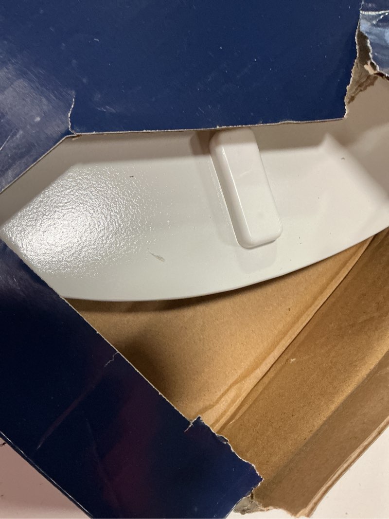 Condition photo showing As Is for Centoco 1200-106 Round Plastic Toilet Seat, Standard Economy Model, Light Weight Residential, Bone