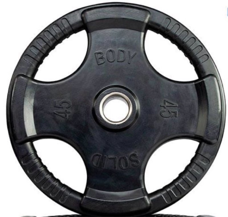 body-solid-rubber-grip-olympic-plates (2 10lb plates and 1 2.5lb plate)