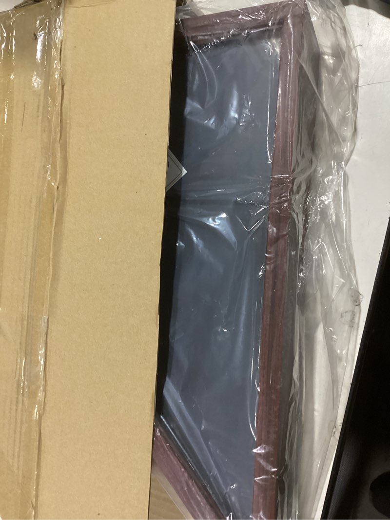 Condition photo showing Good Condition for americanflat large flag display case - fits folded 5x9.5' burial flags - silhouette collection - display box for wall or tabletop - mahogany