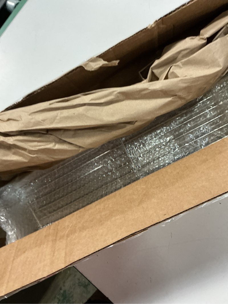 Condition photo showing As Is for 69866 warming rack for weber spirit i ii 200 series replacement part gs4 e210 s210 e220 s220 gas grills with front-mounted control panels (2013+) 67026 stainless steel grill upper rack bbq accessory 21.5"