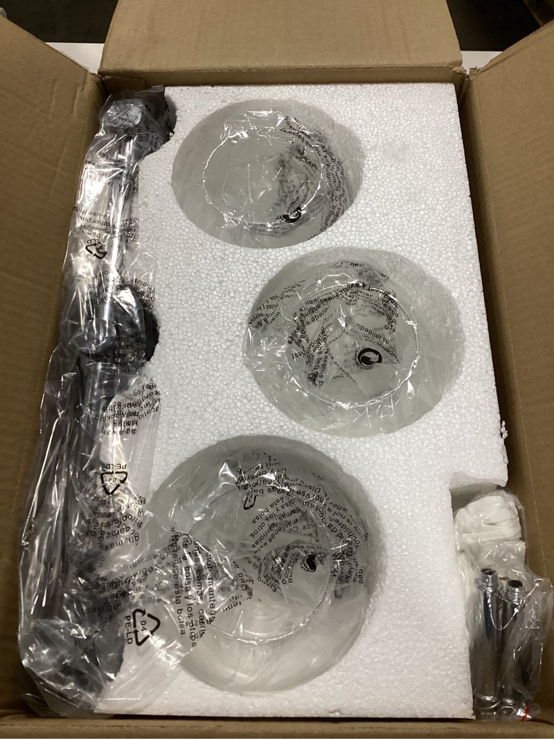 Espird 3 Lights Bathroom Vanity Light Fixtures Chrome, Bathroom Lights Over Mirror, Industrial and F