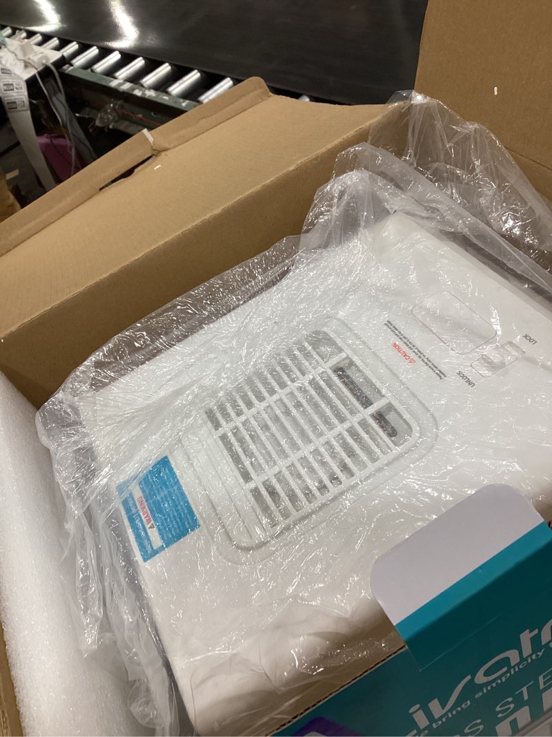 Condition photo showing As Is for 6L Stainless Steel Warm Mist Humidifier with Easy Clean and Warm Steam Function, Healthy Air Mist Humidifiers for Bedroom Living Room, with Sleep Mode and Auto-off Setting