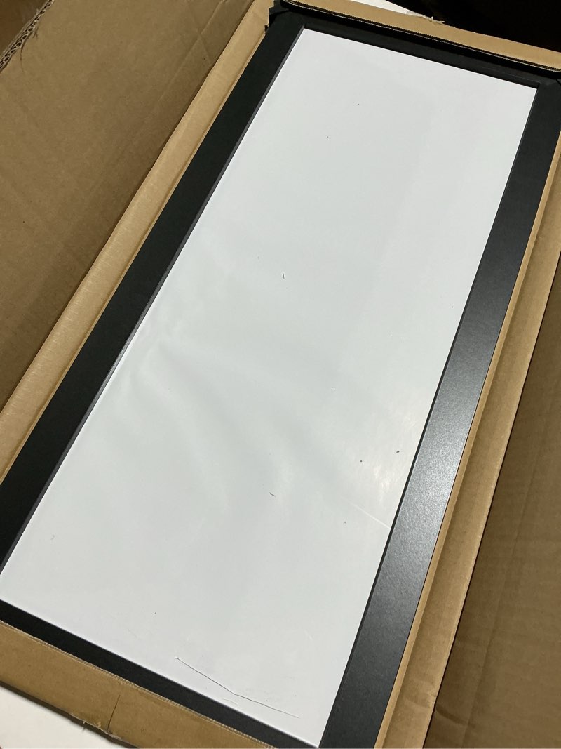 Condition photo showing As Is for LaVie Home 10x24 Picture Frame Black, Panoramic Picture Frame for Wall Decoration, Classic Black Minimalist Style Suitable for Decorating Houses, Offices, Hotels?1 Pack? 10x24 Black