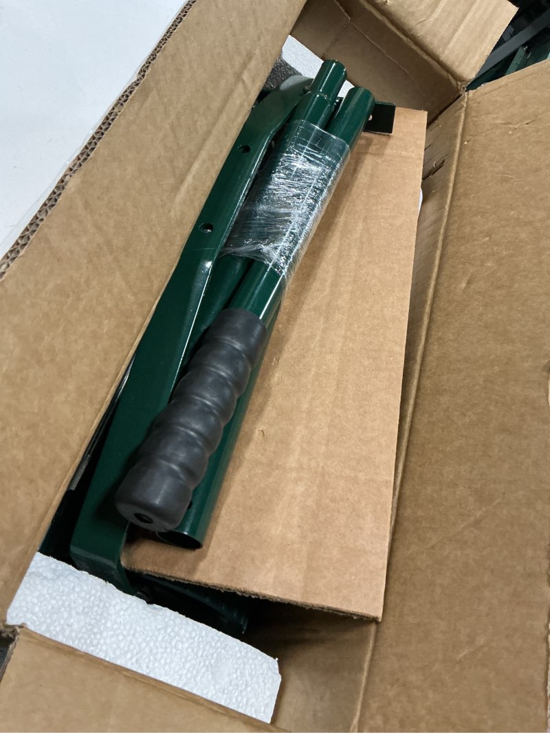 Condition photo showing Good Condition for 18-inch spike rolling lawn aerator for grass. heavy duty manual push aerator lawn tool,soil health for garden&yard tool(green)