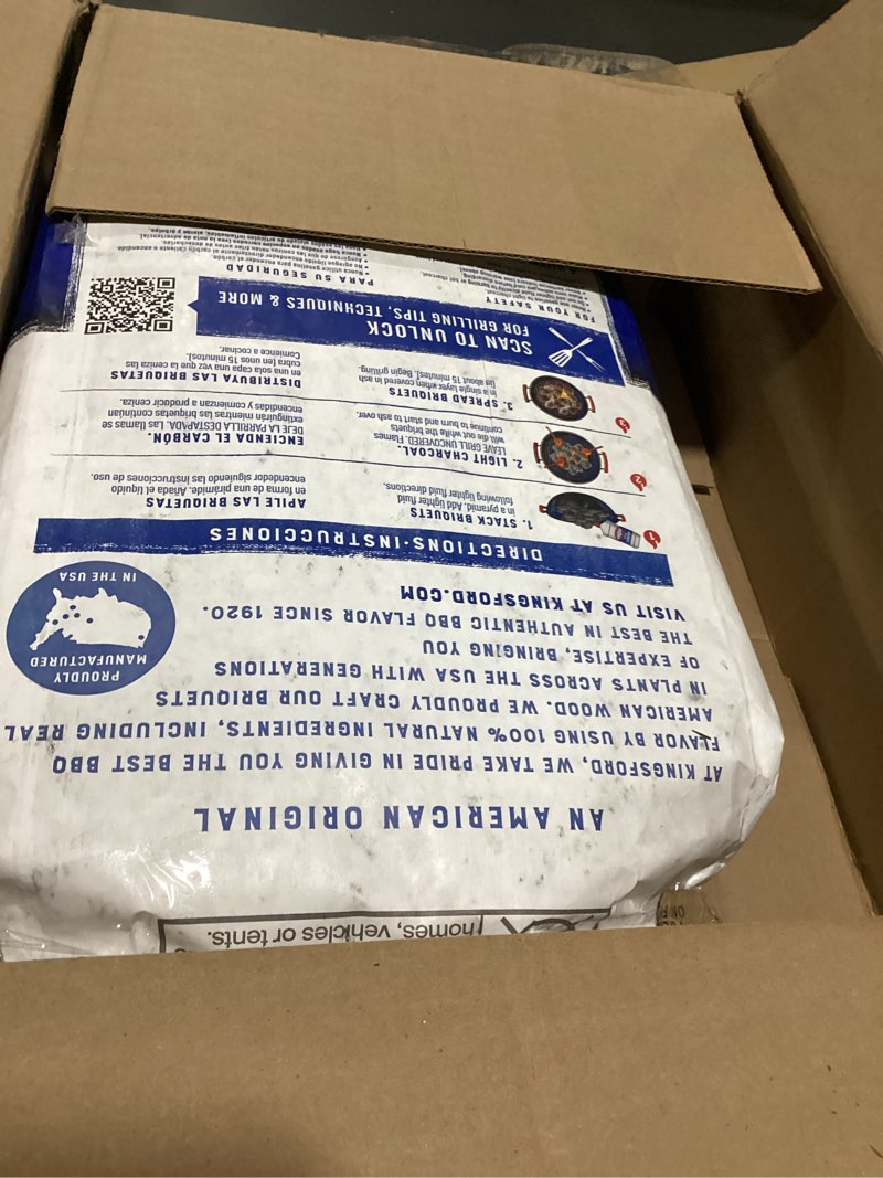 Condition photo showing Good Condition for Kingsford Original Charcoal Briquettes, BBQ Charcoal for Grilling, 16 Pounds (Package May Vary)