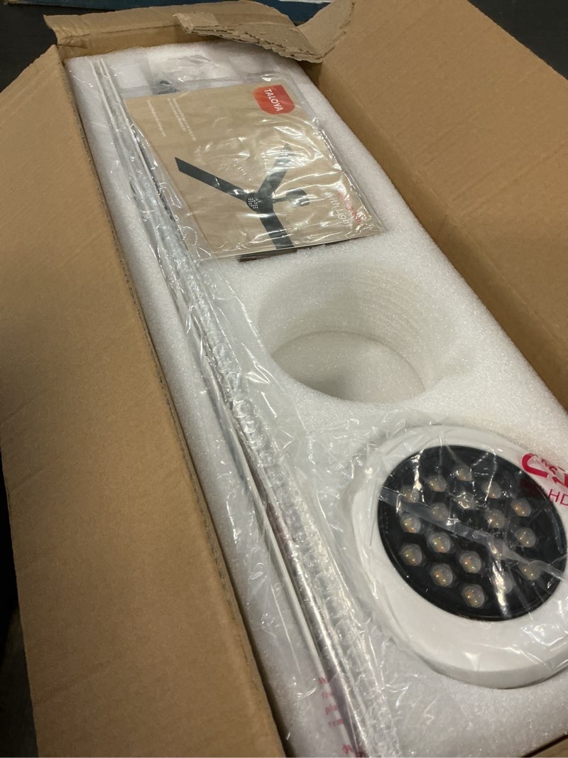 Condition photo showing item condition for TALOYA Premium Ceiling Fans with Lights,Metal Body Fan,White Finish,Dimmable, Noiseless, Reversible DC Motor,Remote Control,6-Speed