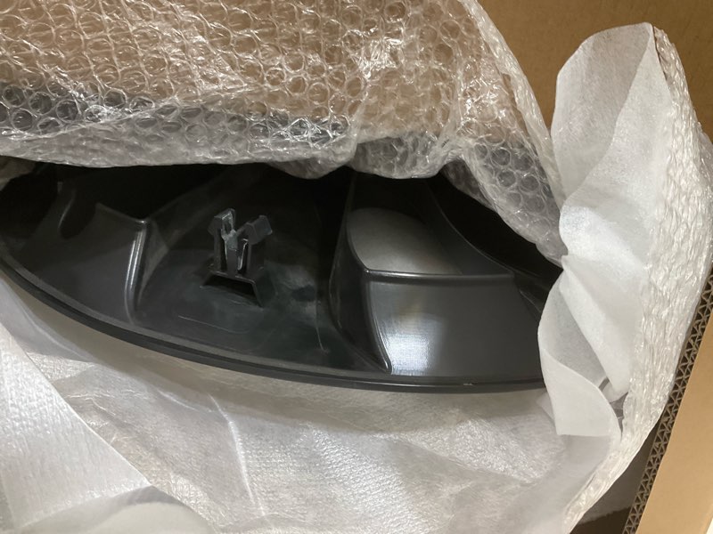 Condition photo showing As Is for Hubcaps for Tesla Model Y Wheel Cover Hub Caps Wheels Rim Covers Replacement Matte Black Tesla Model Y Accessories 2024 2023 2022 2021 Whirlwind Style 19 inch