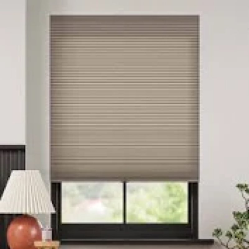 Tonature No Drill Cellular Shades for Indoor Windows, Thermal Insulating & Noise Reducing Honeycomb 