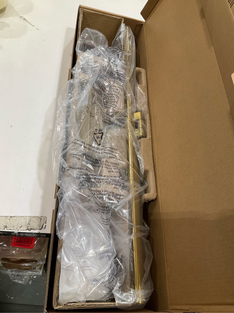 Condition photo showing Good Condition for Wireless Picture Lights with Remote and Timer Rechargeable Brass Gallery Lighting Battery Operated Art Lights Over Frame Portrait 5W 24'' Inch Warm White Brass 24 Inch