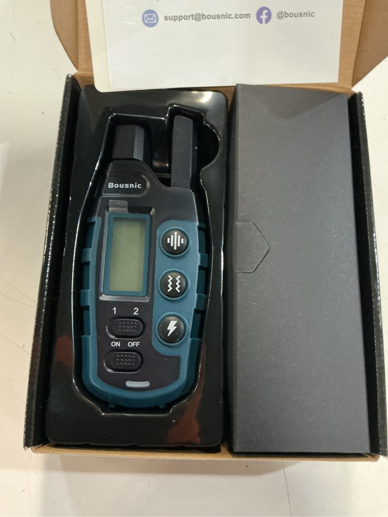 Condition photo showing Good Condition for bousnic dog shock collar 2 dogs (5-120lbs) - 3300 ft waterproof training collar for dogs large medium small with rechargeable remote, beep (1-8) vibration (1-16) and humane shock (1-99) modes