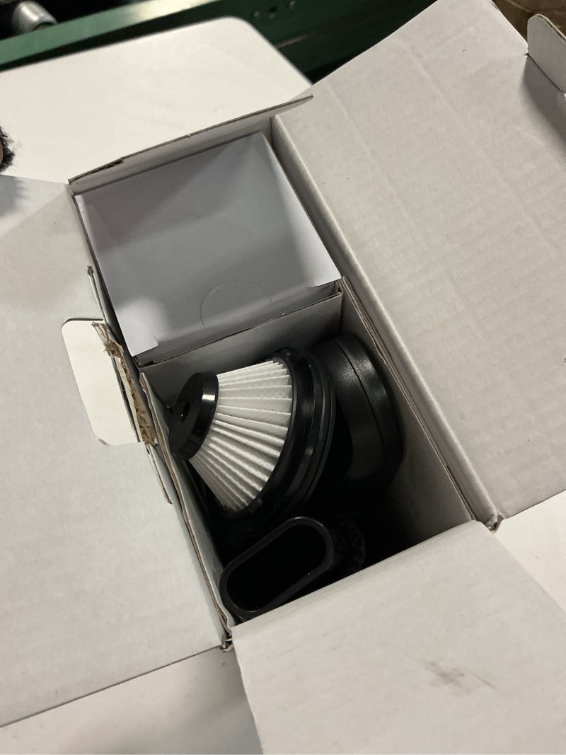 Condition photo showing Good Condition for car vacuum, handheld vacuum cordless with 21000pa powerful suction & 3 modes, 4-in-1 portable hand held mini vacuum cleaner rechargeable, ultra light for car home office (silver)