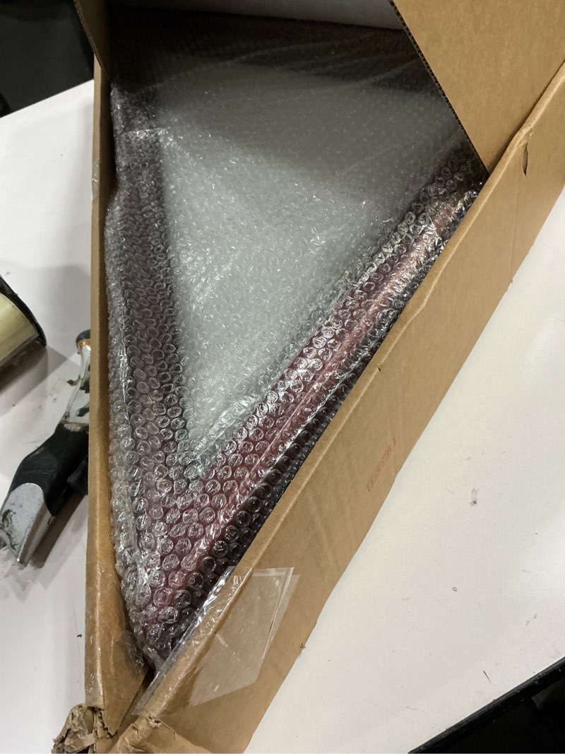 Condition photo showing Good Condition for Flag Case for Burial Flag, 5' x 9.5' Funeral Flag Display Case Red Wood Memorial Flag Shadow Box for Military Veterans with Glass Covered and Wall Mounted 5x9.5-Red (Case Only)