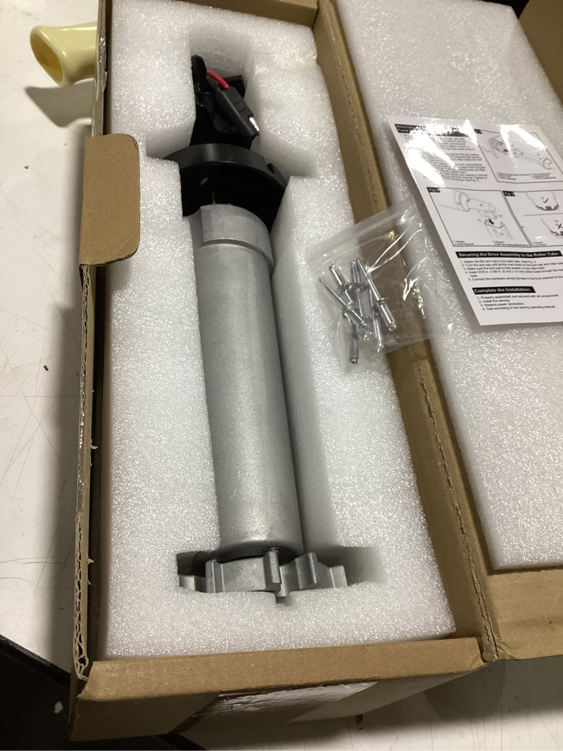 Condition photo showing Good Condition for Repalce for DOMETIC 3310423.209U Torsion Assembly Rh Black for 9100 Power Patio RV Awning Motor 12V 