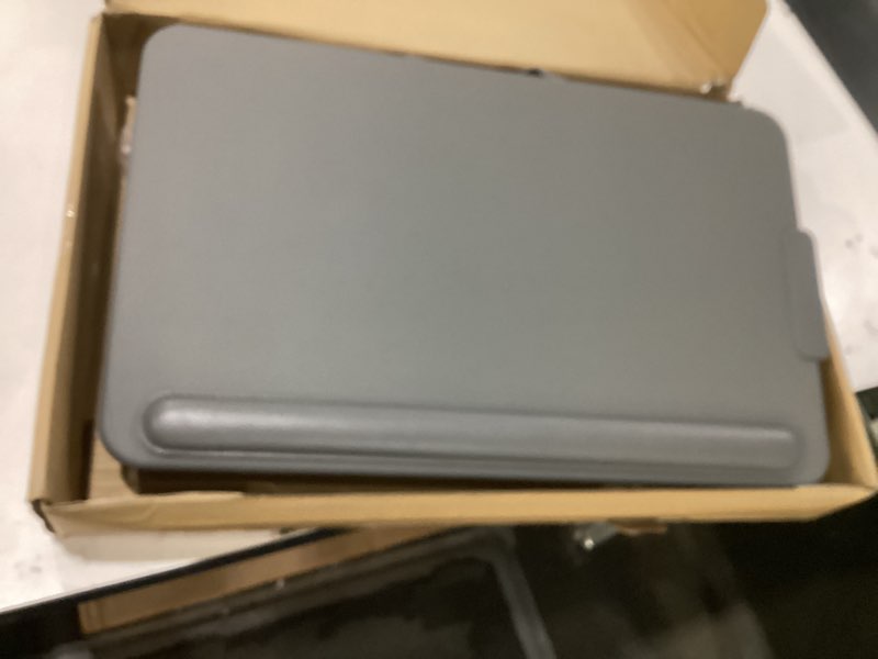 FoldWise 2-in-1 Lap & Bed Desk with Soft Cushions - Stand for Bed & Couch - Wrist Rest, iPad Holder, Stopper & Non-Slip Leather - Bed Table for Adults & Kids(grey)