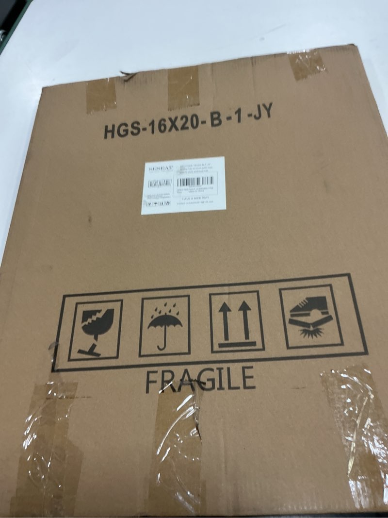 Condition photo showing New/Like New for seseat 16x20 picture frame black, display pictures 11x14 with mat or 16x20 without mat, photo frames wall gallery, 1 pack black 16x20