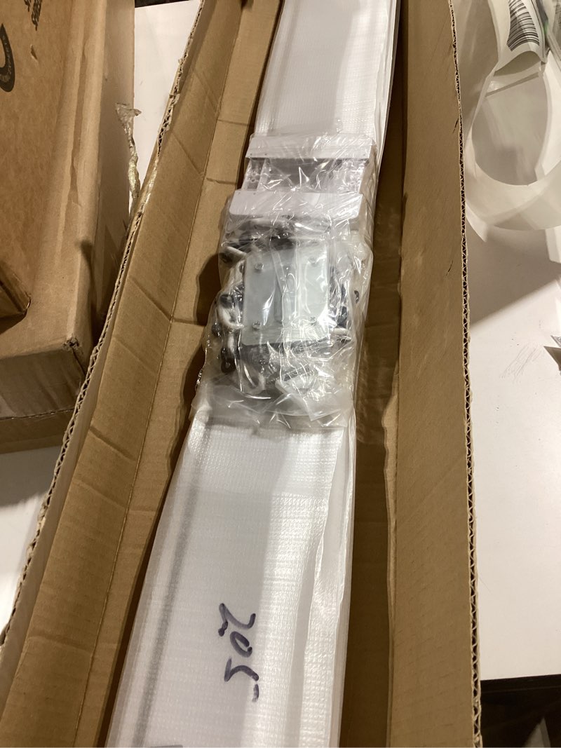 PHUSTJKL Double Curtain Track Ceiling Mounted, Heavy Duty Aluminum Track Set for Curtains, Silent Sl