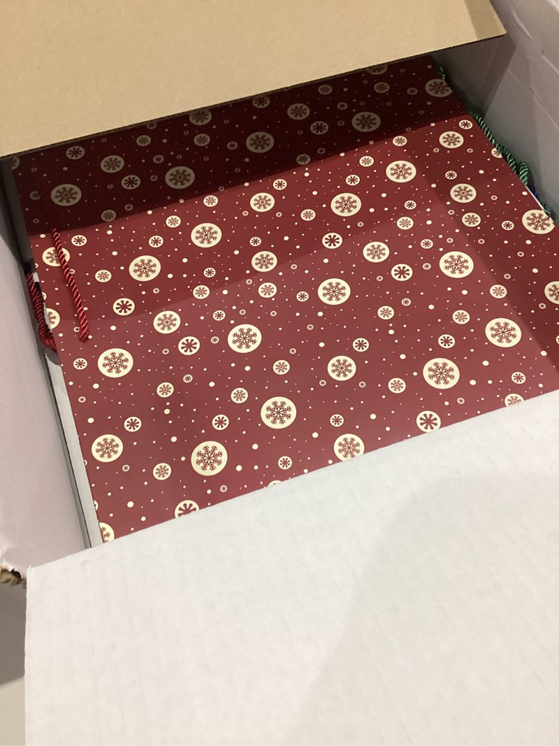 Condition photo showing Good Condition for ysmile Extra Large Christmas Gift Bag Jumbo Gift Bag 19.6" Giant Xmas Holiday - 6 Pack