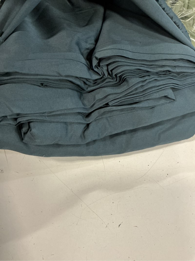 Condition photo showing As Is for quince bamboo deluxe bedding bundle, queen, nightfall