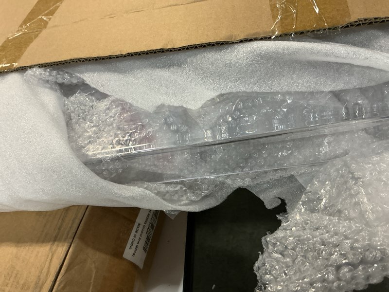 Condition photo showing New/Like New for basement window well covers outside, heavy-duty egress window well cover clear, all-weather against debris, uv resistant, tear-resistant, waterproof, windproof (only cover)40" x 16" 40*16