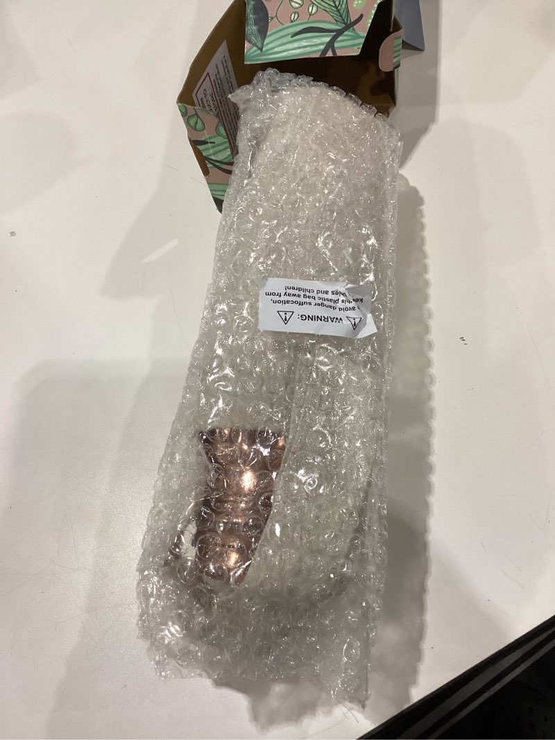 Condition photo showing New/Like New for Copper Water Bottle (34oz/1000ml) w/a Carrying Canvas Bag | 100% Pure Copper Bottle for Drinking Water | Lab-Tested, Heavy Duty & Leak-Proof | Authentic Ayurvedic Copper Water Bottle