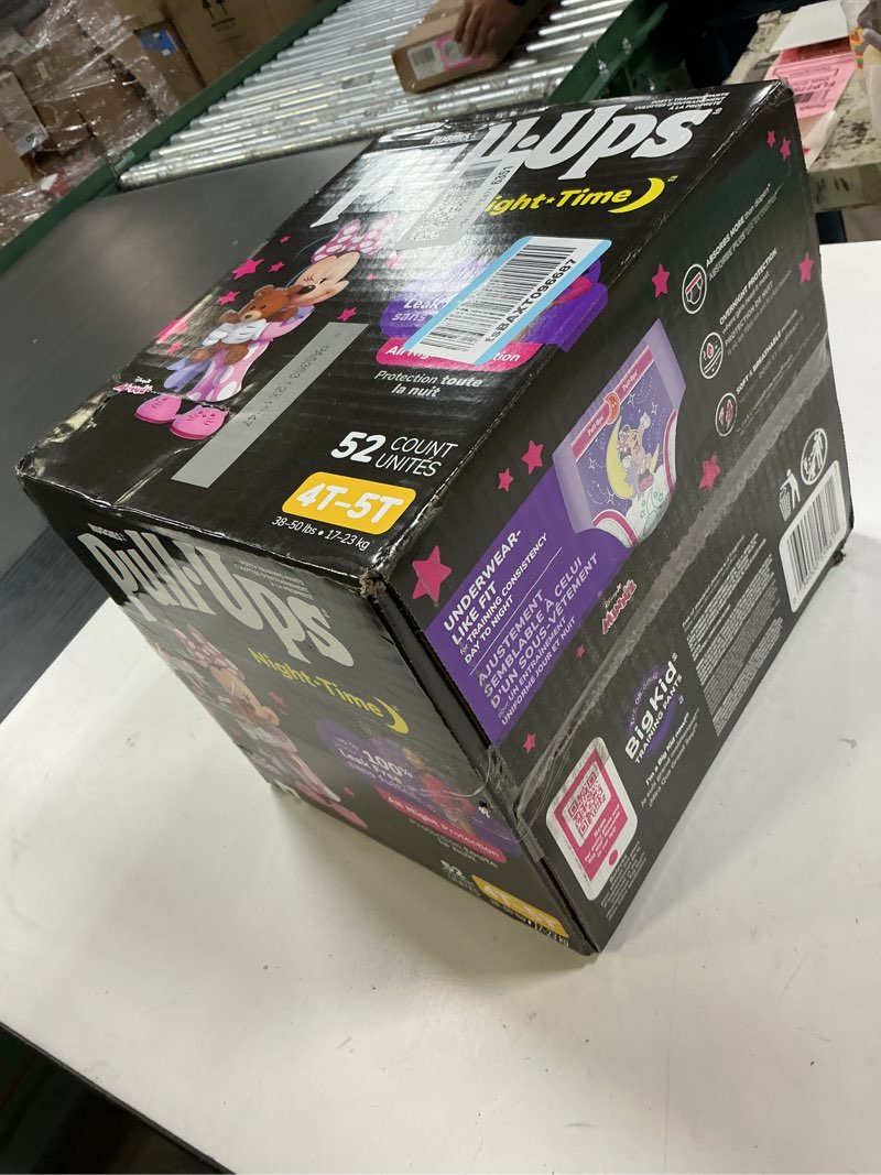 Condition photo showing New/Like New for Pull-Ups Boys' Night-Time Potty Training Pants, Size 5T-6T Overnight Training Underwear (46-60 lbs), 44 Ct 5T-6T 44