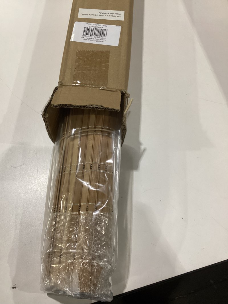 Paramondo Outdoor Roller Shades for Patio, Exterior Waterproof Reed Roller Blinds, Outdoor Bamboo Sh