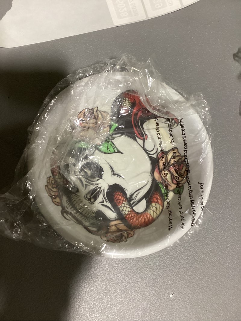 Condition photo showing New/Like New for Multipet Komodo Reptile Bowl with Skull & Snake Design, Large