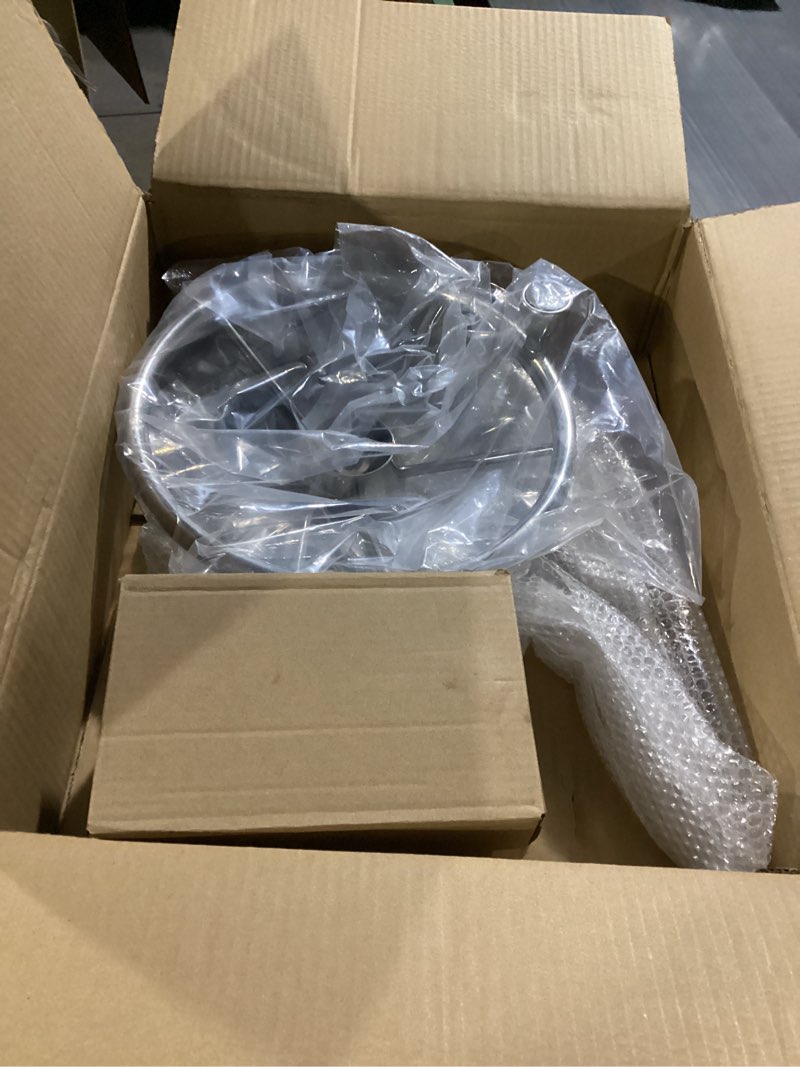 Condition photo showing Good Condition for made outboard steering system boat steering cable 14 feet marine steering system 3/4'' shaft with stainless steel 13.5 inch wheel for yachts and waterborne vehicles 14’