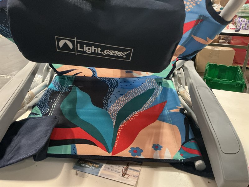 Condition photo showing New/Like New for light speed backpack beach chair  glorious model 27954-fi