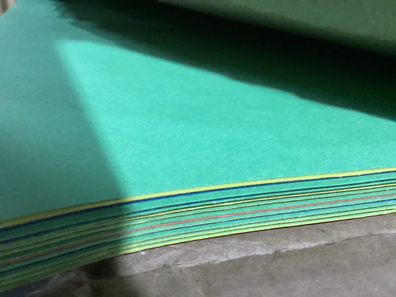 Condition photo showing Good Condition for pacon super value poster board  5 assorted colors  22  x 28   50 sheets