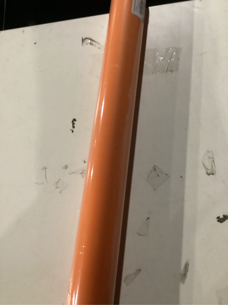 Condition photo showing New/Like New for Vanhench 36" x 2520" (210') Orange Solid Color Wrapping Paper, Art Kraft Paper for Birthday, Bouquet Flower Crafts Packing, Poster Bulletin Board, Floor Covering & Table Runner Orange 36" x 210'