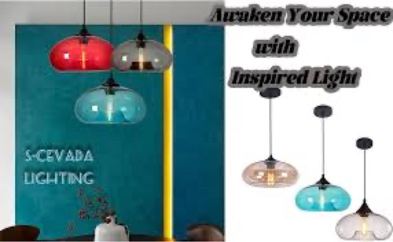 dec luce decoluce lighting modern glass led pendant light with remote,15'' stepless dimmable & cct a