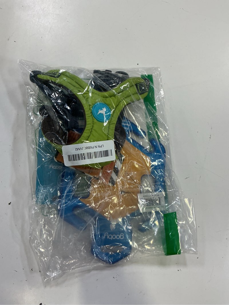 Condition photo showing Good Condition for gooby escape free memory foam harness - green, small - no pull step-in dog harness with four point adjustment for small to medium dogs small chest (12~18.75") green