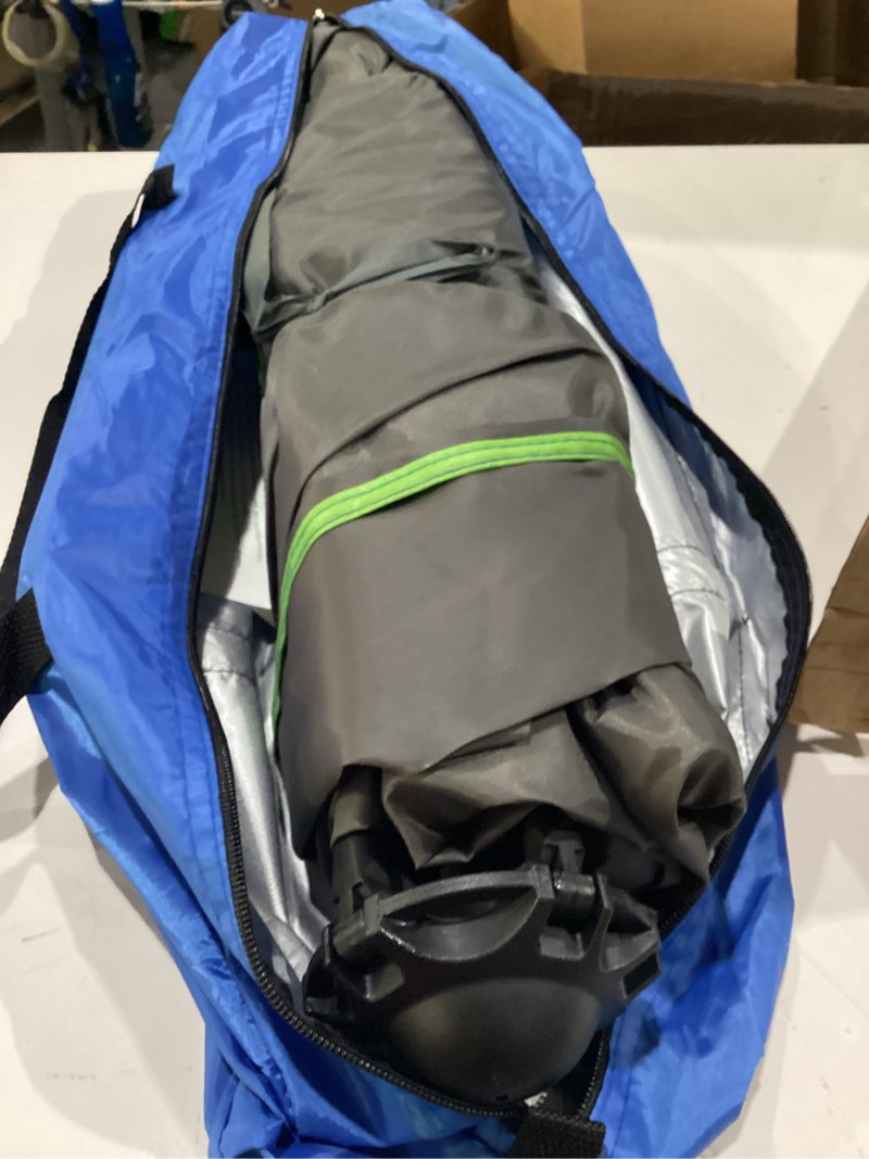Condition photo showing New/Like New for glymnis pop up beach tent sun shade shelter for 3-4 person with upf 50+, lightweight & easy setup, vent windows & zippered door, extended floor family instant beach tent dark blue