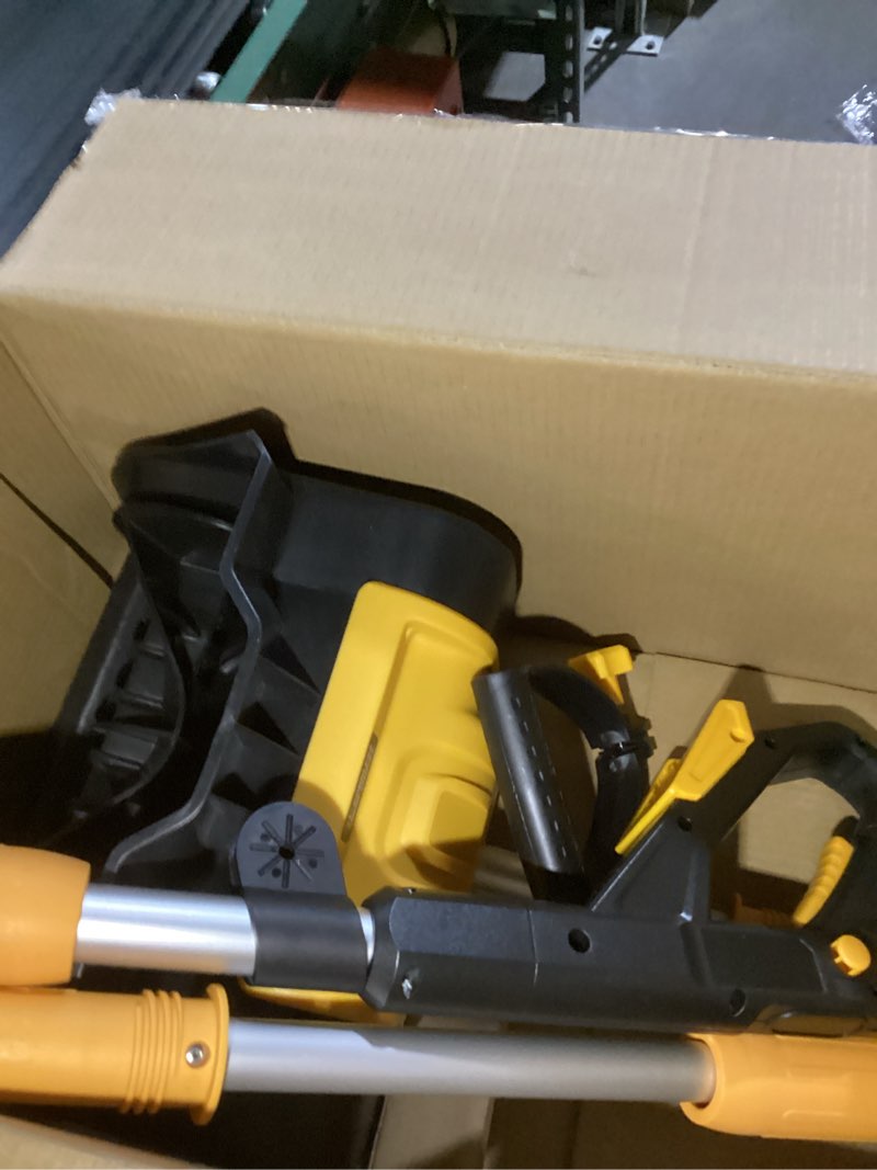 Condition photo showing Good Condition for Cordless Snow Shovel Compatible with DeWalt 20V MAX Battery (Tool Only), 11" Lightweight Electric Snow Blower with 20FT Max Throw & Adjustable Handle, Snow Thrower for Driveway, Deck, Patio & Steps