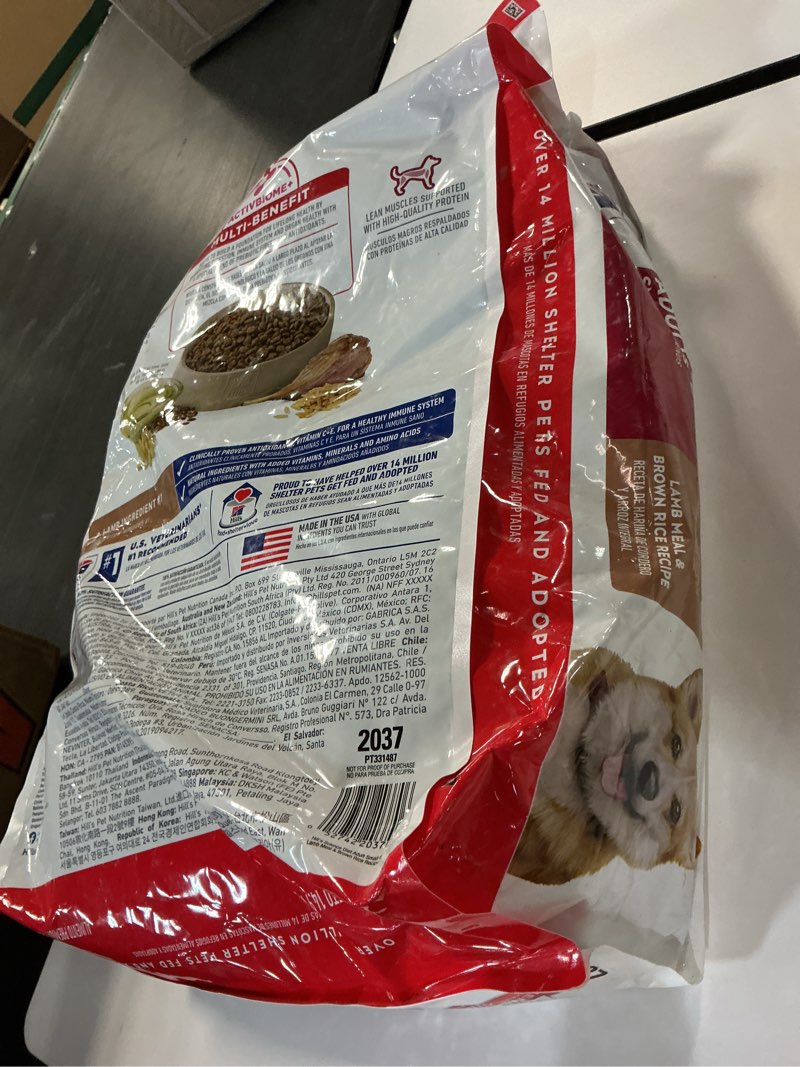 Condition photo showing New/Like New for Hill's Science Diet Adult 1-6, Adult 1-6 Premium Nutrition, Small Kibble, Dry Dog Food, Lamb & Brown Rice, 33 lb Bag Lamb & Brown Rice 33 Pound (Pack of 1)