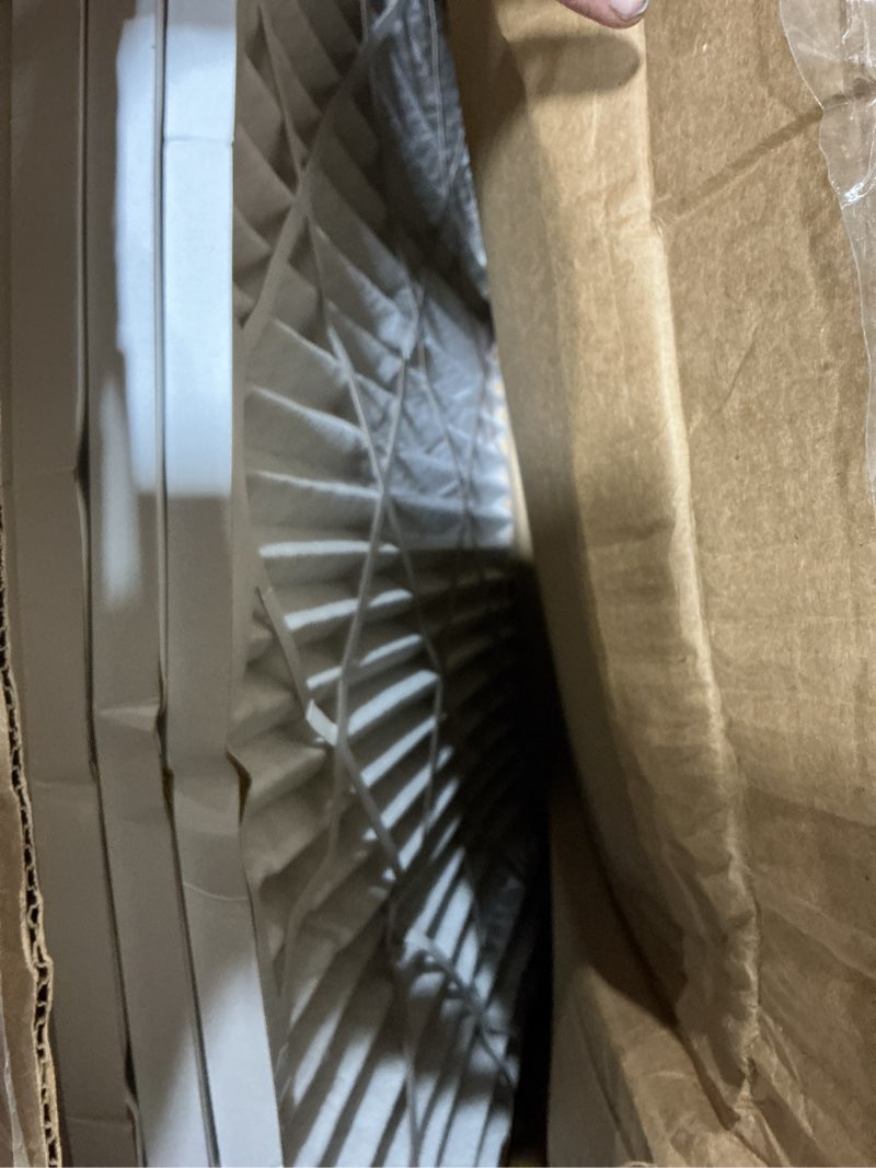 Condition photo showing As Is for aerostar 24x30x1 merv 13 pleated air filter, ac furnace air filter, 4 pack (actual size: 23 7/8" x 29 7/8" x 3/4") merv 13 (24x30x1) air filter