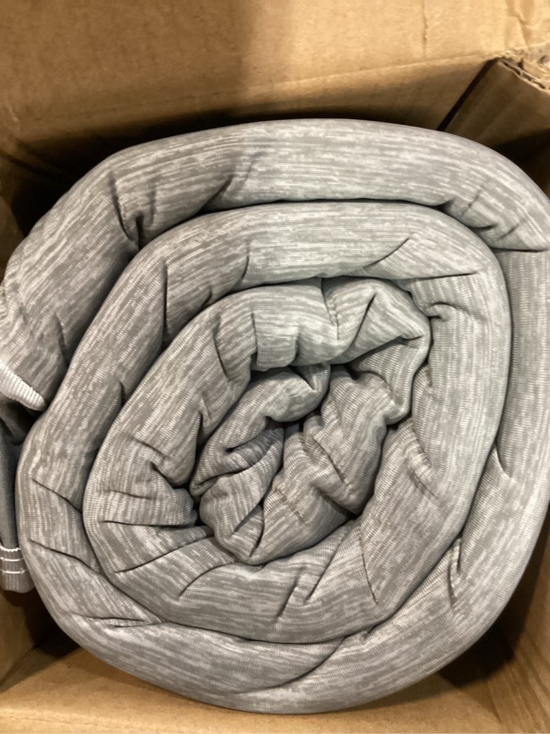 Condition photo showing New/Like New for topcee cooling blanket (90"x90"queen size) for sweats absorbs heat to keep adults cool on warm nights, q-max 0.5 for hot sleepers, ultra-cool lightweight blanket for bed 00-grey 90"×90"
