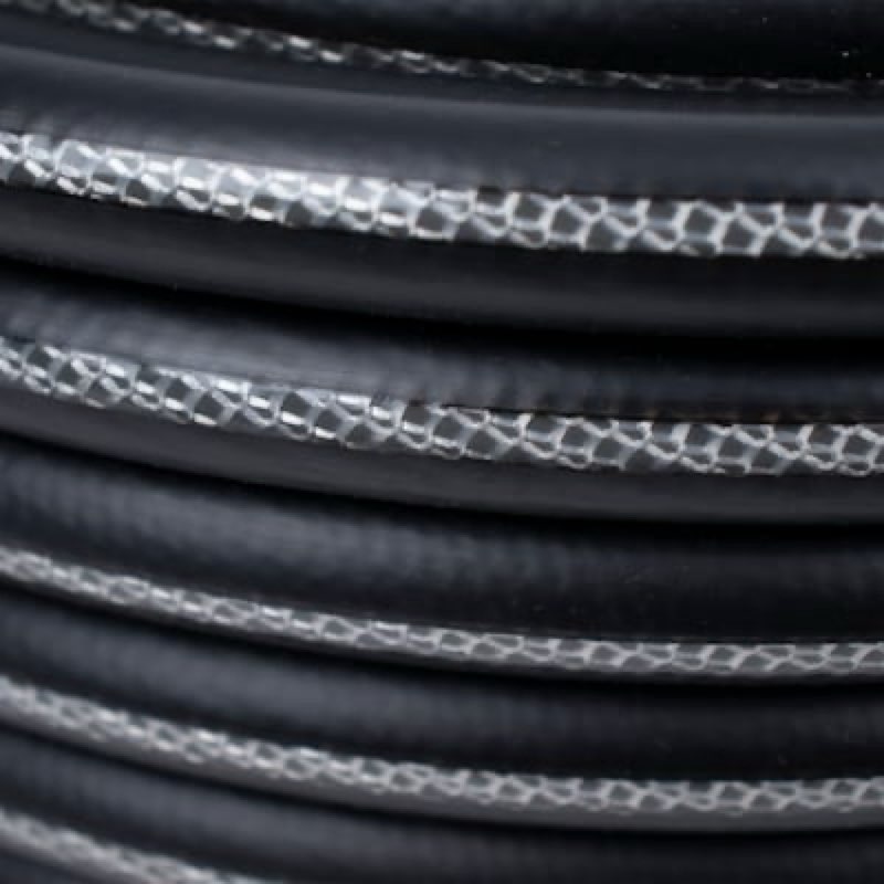 neverkink max teknor apex 5/8-in x 50-ft contractor -duty kink free vinyl black coiled hose