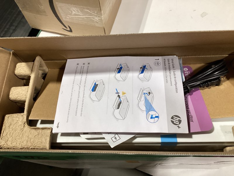 Condition photo showing Good Condition for HP DeskJet 2827e Wireless All-in-One Color Inkjet Printer, Scanner, Copier, Best-for-Home, 3 Months of Instant Ink Included, Single-Band Wi-Fi connectivity (6W7F5A)