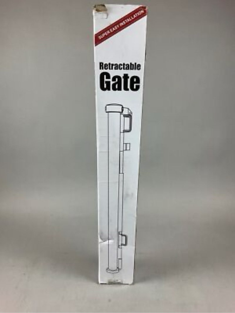 Retractable Gate for doorways ,hallways and bottom of stairs black