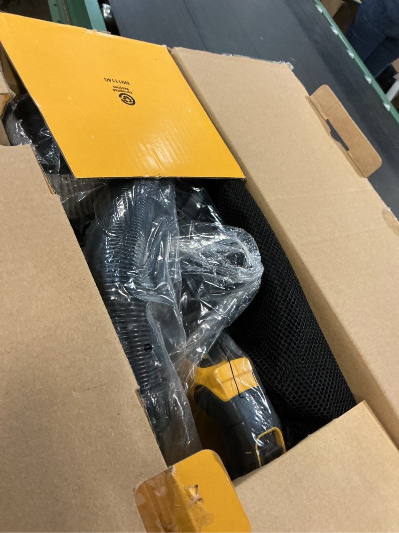 Condition photo showing Good Condition for dewalt 20v handheld vacuum cordless, car vacuum with hepa filter, 6 attachments and led light, high performance dry only small shop vac, battery not included (dcv501hb)
