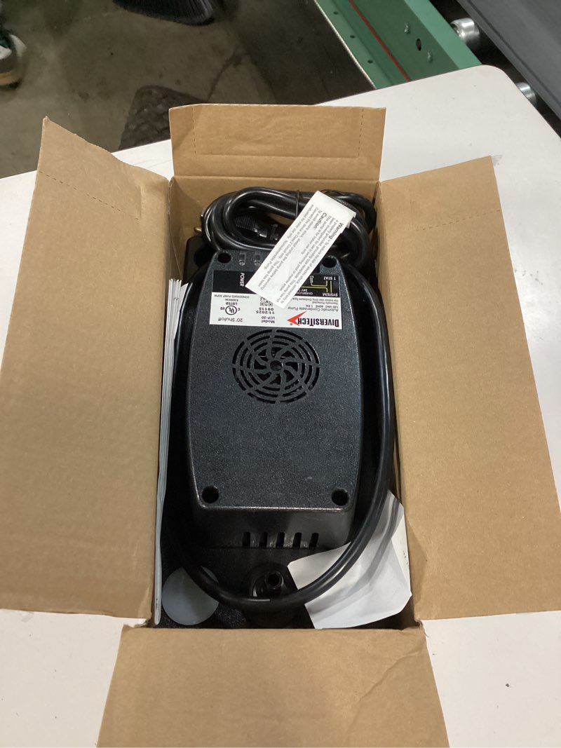 Condition photo showing Good Condition for diversitech 1/30-hp 120-volt 1.6-gpm thermoplastic condensate pump