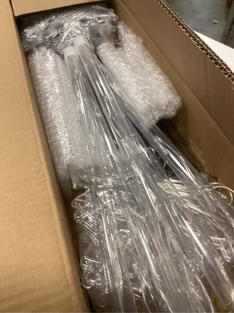 Condition photo showing Good Condition for Retisee 10 Pack Snowflake Christmas Lights for Pathway Markers Lights Outdoor 27'' Peppermint Snowflake Pathway Decorations with Bows for Holiday Yard Lawn Walkway(Colorful) Colorful Snowflake