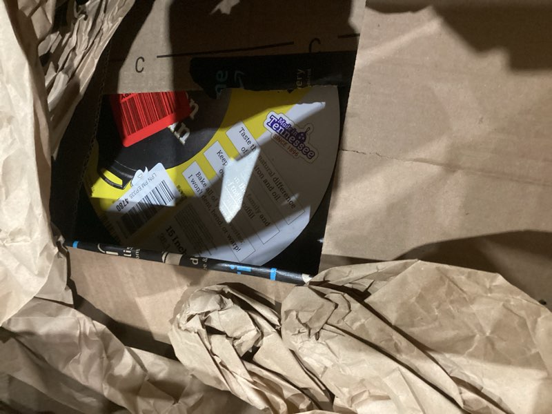 Condition photo showing As Is for Lodge Cast Iron Pizza Pan, 15 inch