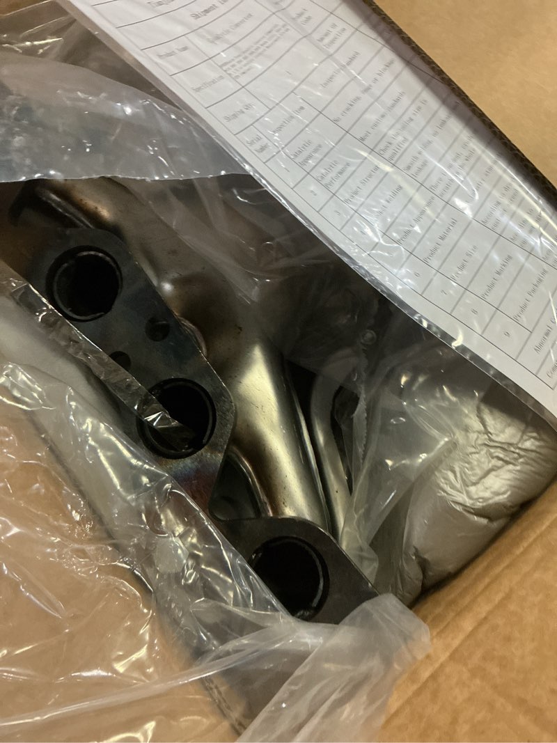 Condition photo showing As Is for front catalytic converter compatible with 2001 2002 2003 2004 2005 honda civic, 2001-2005 el 1.7l l4 catalytic convertor replacement 674-608 (epa compliant) honda civic 2001-2005