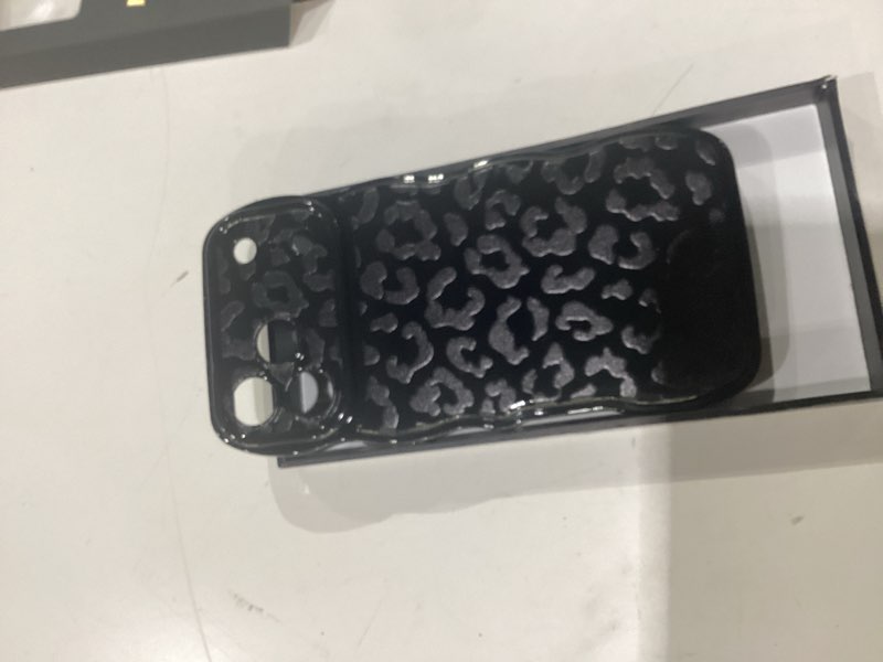 Condition photo showing New/Like New for compatible with iphone 17 pro max case, cheetah print, black | shockproof wave edge soft tpu protective cover for women girls, slim anti scratch case for 17 pro max 6.9 inch
