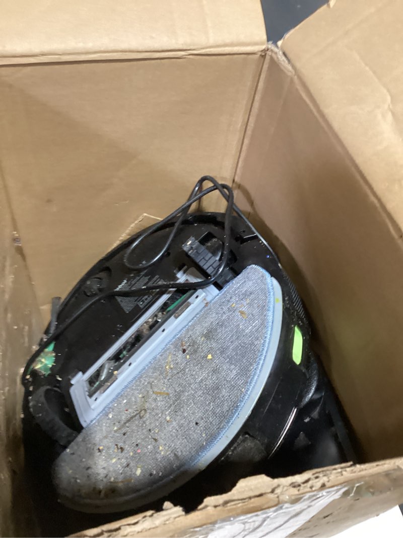 Condition photo showing Good Condition for Shark Robot Vacuum & Mop Combo, Powerful Suction, Matrix Plus, 60-Day Debris Capacity, HEPA Bagless Self Empty Base, Sonic Mopping, Home Mapping for Pet Hair - Carpets & Hardfloor, AV2610WA Wet and Dry Self-Empty (Gold/Black)