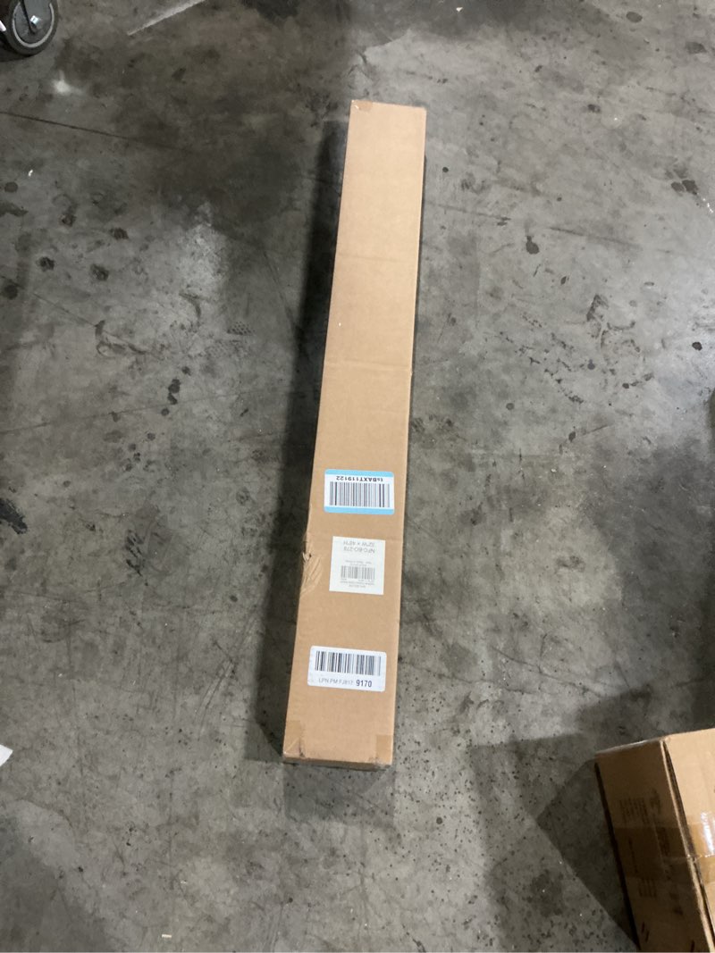 Condition photo showing New/Like New for lazblinds cordless cellular shades, no tools no drill blackout honeycomb shades pleated blinds for windows, 32'' w x 48'' h, silver white blackout-silver white 32'' w x 48'' h