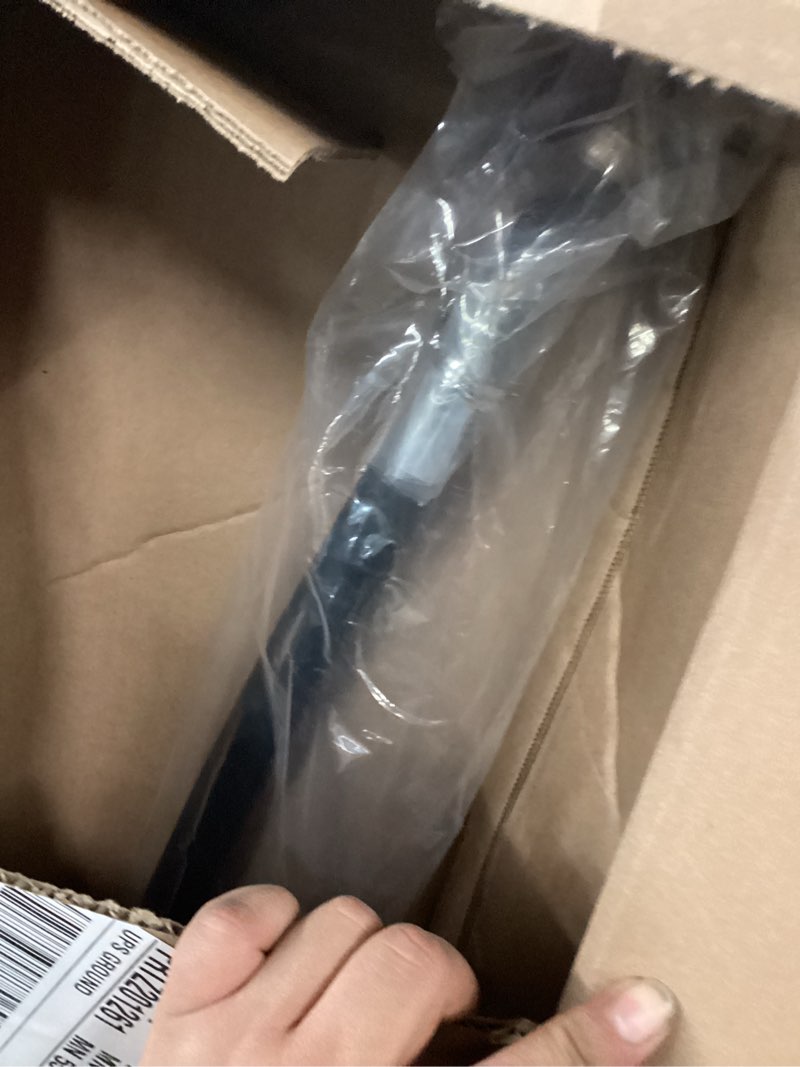 Condition photo showing Good Condition for Moen CSR2165BLCurved Shower Rods AC 60" Curved Fixed Mount Shower Curtain Rod with Pivoting Flanges